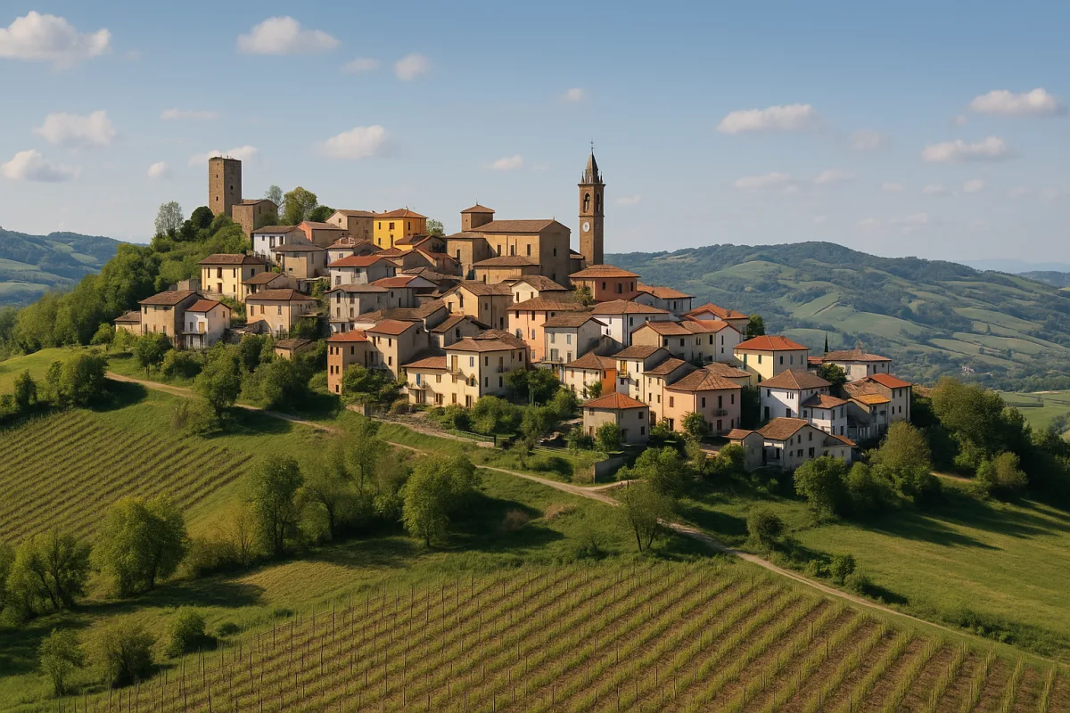 Paesini sulle colline dell’Oltrepò Pavese: panorami da cartolina e silenzio rigenerante